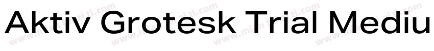 Aktiv Grotesk Trial Medium字体转换
